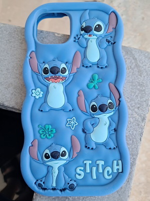 Bershka Stitch 3D Silicone Case for iPhone 13 like new