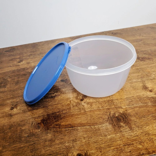 Tupperware Modular Bowl 1.9L with Blue Lid, new