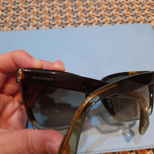 Jil Sander women's sunglasses like new, brown acetate