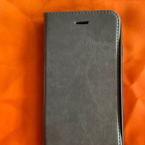 Leather phone case new, gray