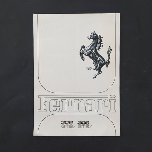 Ferrari 308 GTB/GTS 1981 car brochure
