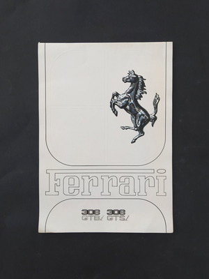 Ferrari 308 GTB/GTS 1981 car brochure