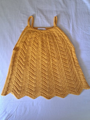 Zara Kids Crochet Knit Top like new, yellow, size 152 cm