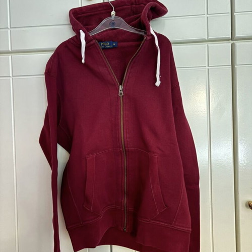 Polo Ralph Lauren men's hoodie like new, red, size M