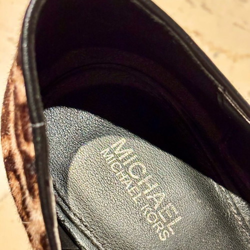 Michael Kors Leopard Pony Skin Pumps Like New