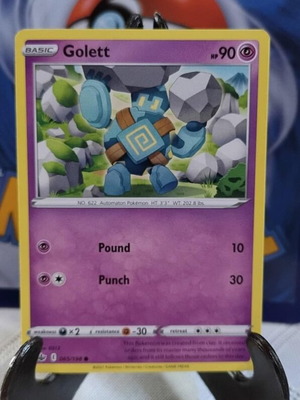 Κάρτα Pokemon Golett από το σετ Chilling Reign #65/198