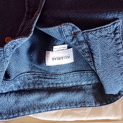 Pull & Bear men's denim shirt blue sizes L XL like new