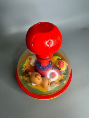 Spinning Top Carousel used, antique toy from the 90s