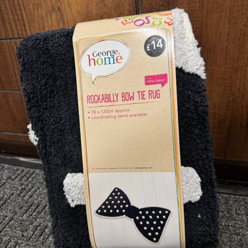 Bow Tie Rug new for Kids Room 78x120 cm