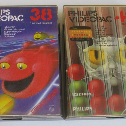 Philips Videopac G7000 retro games used, pack of 9