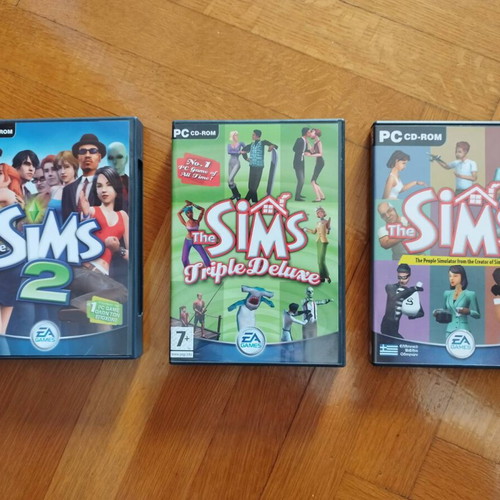 The Sims PC games set like new