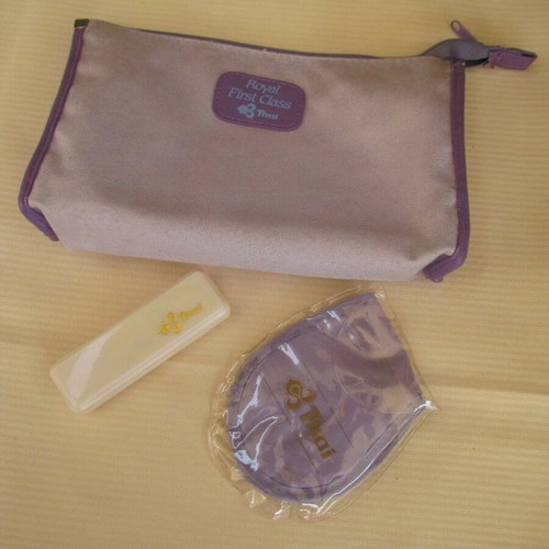 Thai First Class Vintage Amenity Kit used