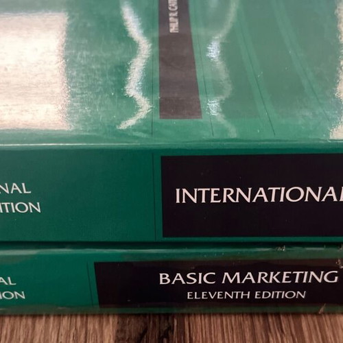 Marketing book set used, McCarthy & Cateora International Editions