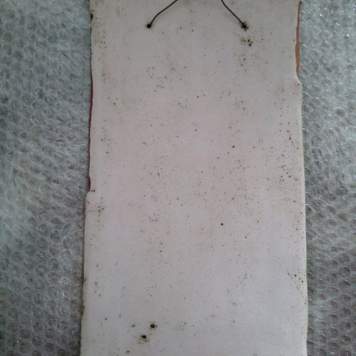 Clay wall decoration like new, dimensions 20x38 cm