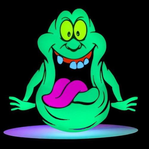 Slimer LED lamp 3D printed fan art new