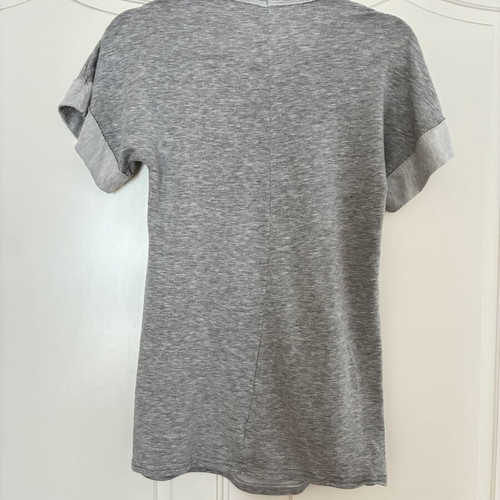 BSB Vintage Y2K Heather Gray Pleated Top Small, like new