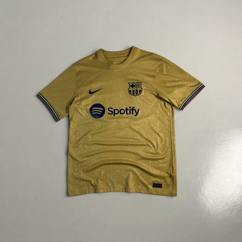Nike Vintage Y2K FC Barcelona Away Jersey 2022-2023 Men’s Gold Like New