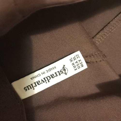 Stradivarius skirt like new, brown, elastic with drawstring, size XL