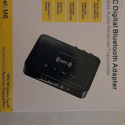 Bluetooth adapter with remote control and display new