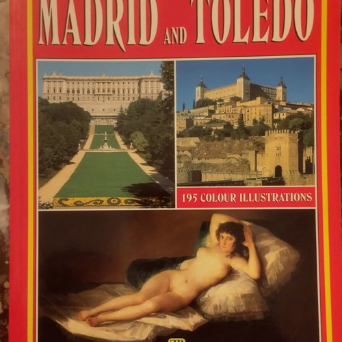 The Golden Book of Madrid and Toledo English edition like new