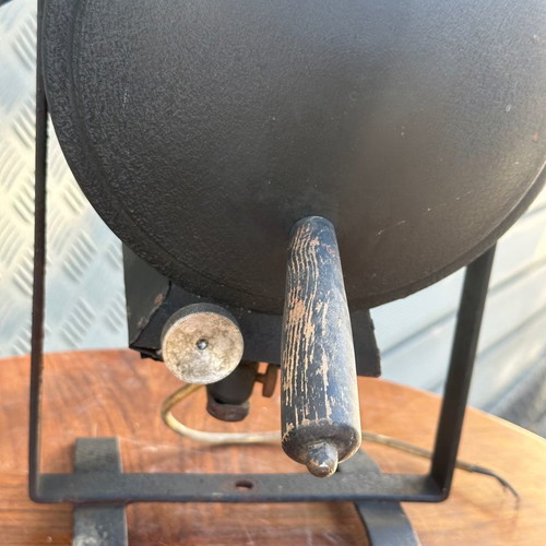 Old French theater projector used, functional