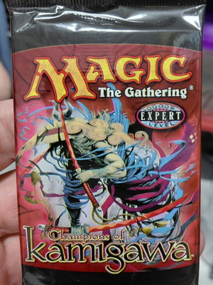 Magic The Gathering Champions of Kamigawa σφραγισμένο booster pack