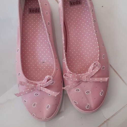 Pink ballerina shoes used, size 37.5, very good condition