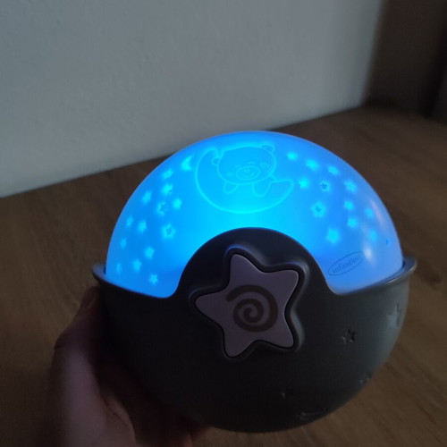 Infantino Rotating Baby Projector Lamp used with Star Projection and Sounds