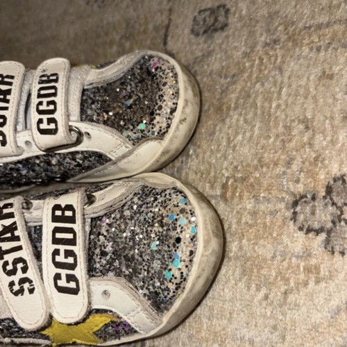 Golden Goose baby girl sneakers like new, size 22 EU