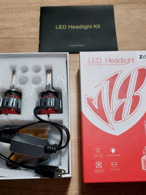 H7 Led Car Headlight Bulbs 6500 Kelvin New