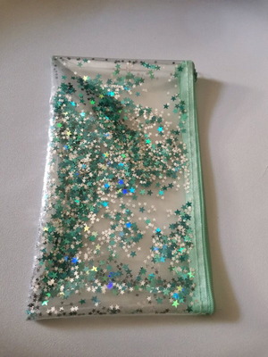 Toiletry bag like new turquoise