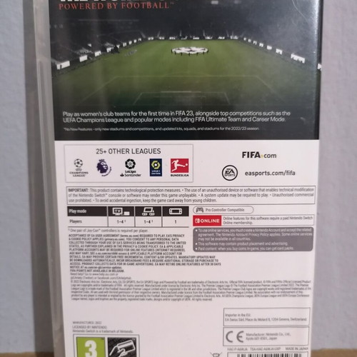 FIFA 23 Legacy Edition cover only for Nintendo Switch, used