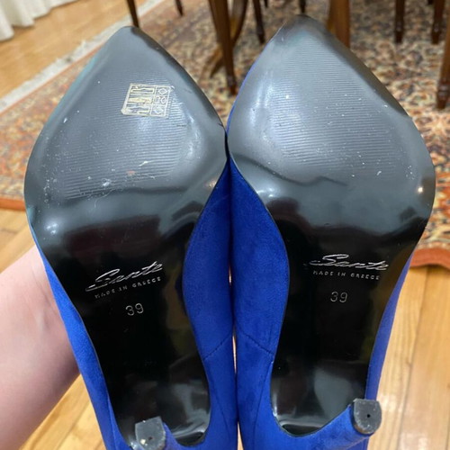 Sante heels blue used, size 39