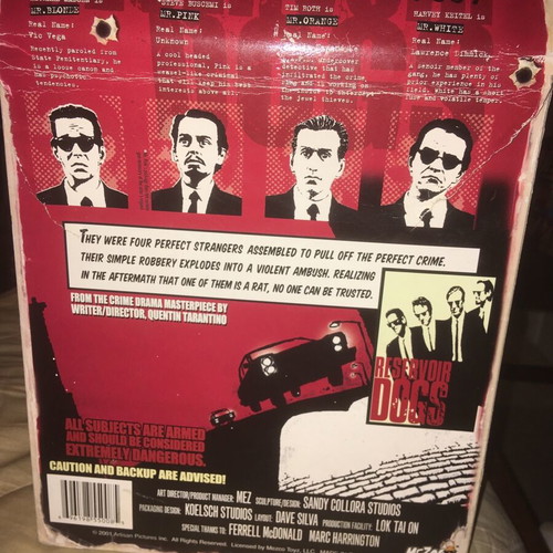Reservoir Dogs Tarantino Mezco diorama figures used