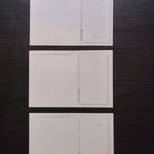 Postcard set Paros Antiparos Santorini, 17 pieces