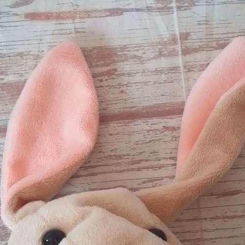 Plush puppet glove rabbit Jade like new