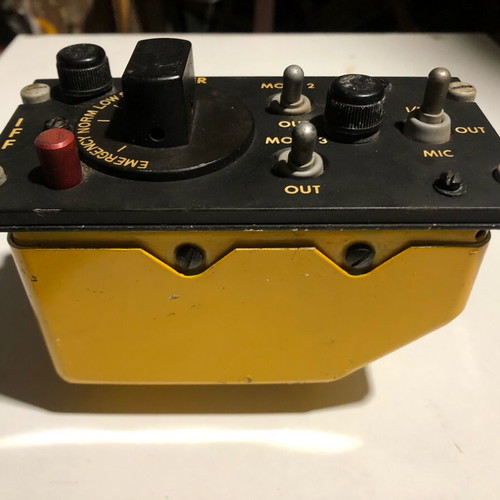 Military control panel C-1158/APX used for aircraft
