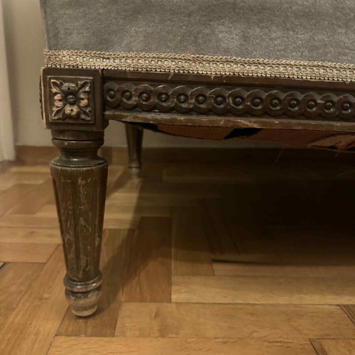 Three-seater sofa like new, vintage style