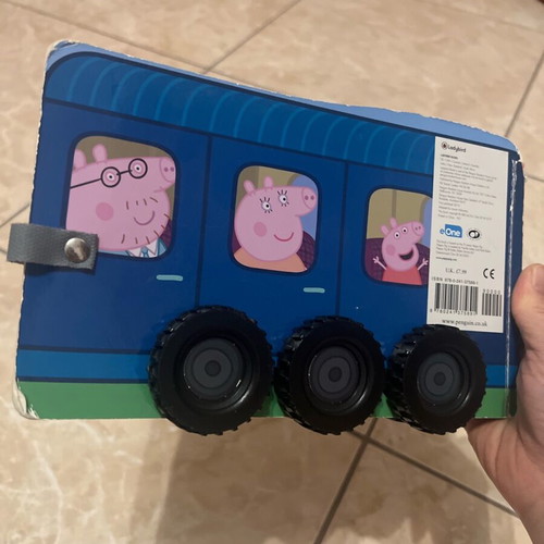 Peppa Pig George’s Train Ride children’s book used with wheels