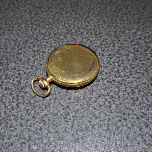 Vintage Cassali Quartz Pocket Watch used, gold tone, retro style