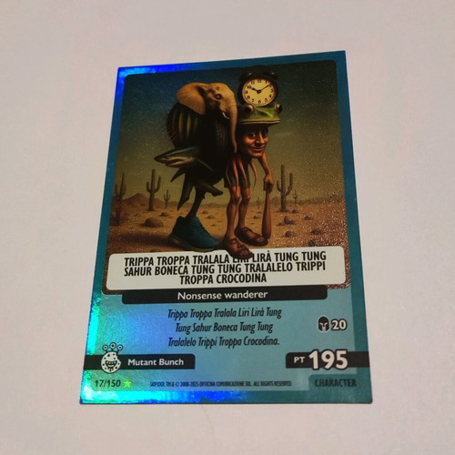 Italian Brainrot #17 Collectible Card New