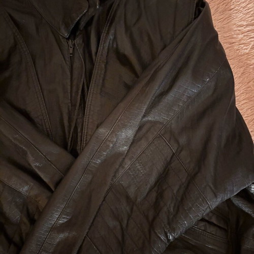 Pelle moda leather jacket like new, black, size L