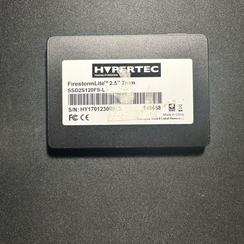 Set of 2 SSD 2.5" SATA drives (Hypertec 120GB & OCZ 60GB)