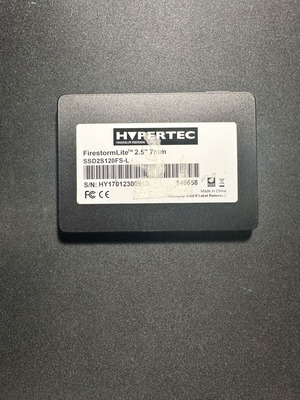 Set of 2 SSD 2.5" SATA drives (Hypertec 120GB & OCZ 60GB)
