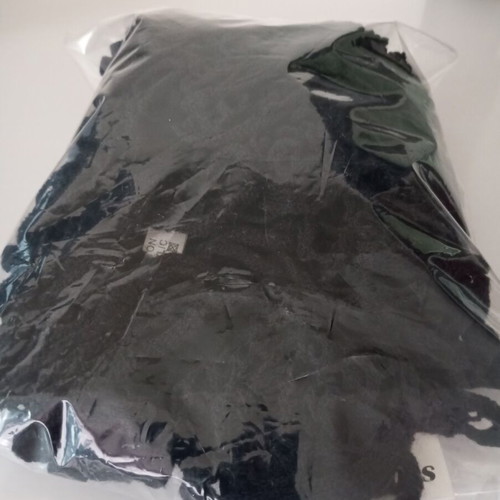 Long black scarf new with loop design