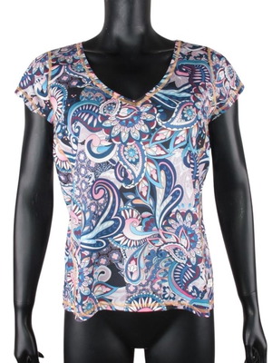 Odd Molly women's t-shirt size M like new, colorful floral print