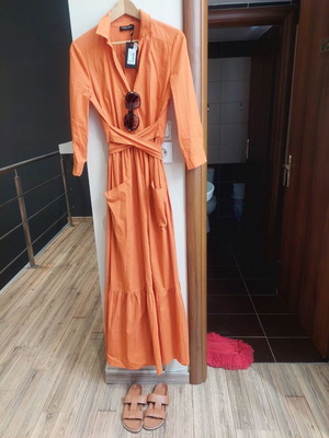 TwinSet dress new, size Medium, orange
