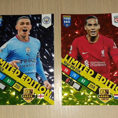 FIFA 365 Adrenalyn XL 2023 Limited Edition cards new, 2 pieces
