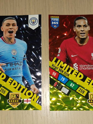 FIFA 365 Adrenalyn XL 2023 Limited Edition cards new, 2 pieces