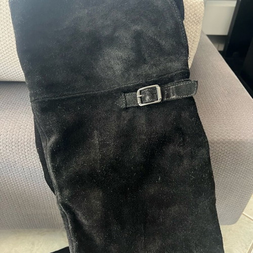 Castor tall boot Tamaris used, size 40, black